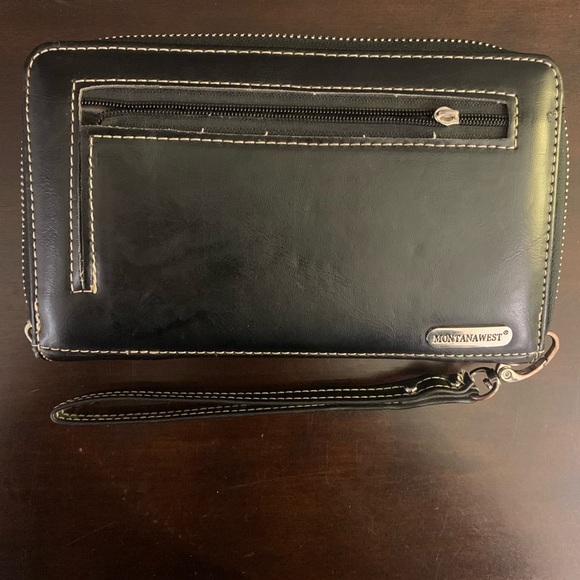 Black Montana West Clutch Wristlet - Picture 3 of 5